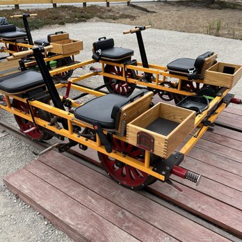Handcar Tours - Three sitting - Historical Tours Near Me - Marina, California