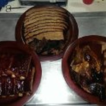 ChickHoovenSwine BBQ - Trio of Meat - Food Trucks Near Me - Spring Hill, Kansas