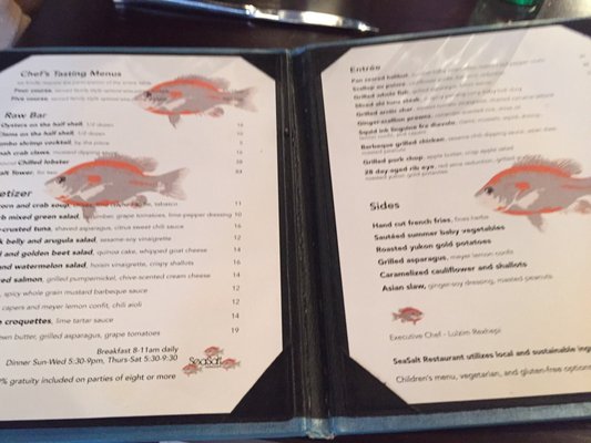Menu photo 8 SeaSalt Cape May, NJ