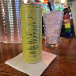 Dillinger's Pub - Happy Thursday "bubble- free spiked refresher"