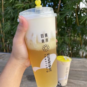 Sunright Tea Studio - My favorite: Four seasons with cheese - Bubble Tea Near Me - Costa Mesa, California Sunright Tea Studio - My favorite: Four seasons with cheese - Bubble Tea Near Me - Costa Mesa, California