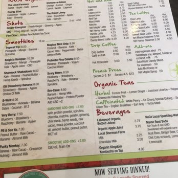 Table and Tonic - Menu - New American Near Me - Conway, New Hampshire