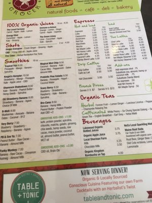 Menu photo 5 Table and Tonic Conway, NH