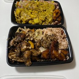 Jerk Chicken and Curry chicken Jerk Chicken and Curry chicken