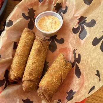 The Crabby Crawfish - Boudin eggrolls - Seafood Near Me - Shreveport, Louisiana