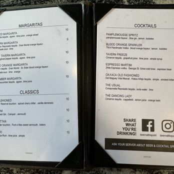 Tavern at the Point - Cocktail Menu - New American Near Me - Indianapolis, Indiana Tavern at the Point - Cocktail Menu - New American Near Me - Indianapolis, Indiana