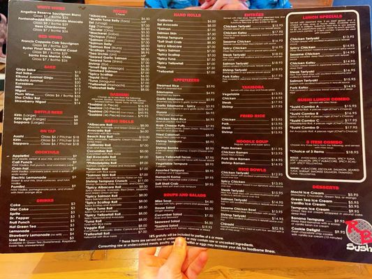 Menu photo 4 RB Sushi San Diego, CA Menu photo 4 RB Sushi San Diego, CA
