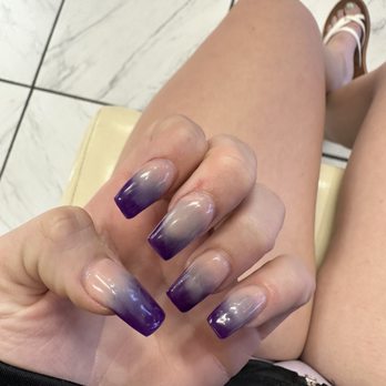 Alice Nail & Spa - Purple ombré. - Nail Salons Near Me - San Tan Valley, Arizona Alice Nail & Spa - Purple ombré. - Nail Salons Near Me - San Tan Valley, Arizona