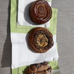 Chocolate Almond Croissant Everything bagel croissant  Kouign-amann