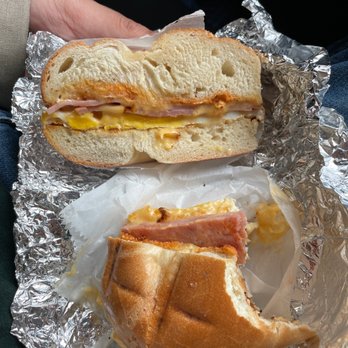 Bagelsmith - HAM EGG AND CHEESE BAGEL - Bagels Near Me - Brooklyn, New York