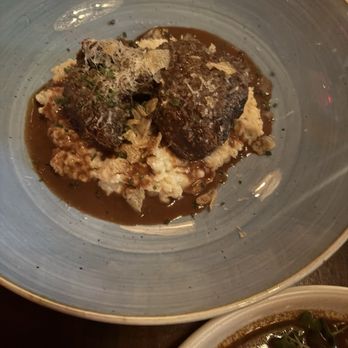 Jack Rose - Pork cheeks with polenta with meunière sauce - Cajun/Creole Near Me - New Orleans, Louisiana Jack Rose - Pork cheeks with polenta with meunière sauce - Cajun/Creole Near Me - New Orleans, Louisiana