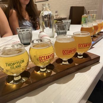 Ocean View Brewing Company - Beer flight - New American Near Me - Ocean View, Delaware Ocean View Brewing Company - Beer flight - New American Near Me - Ocean View, Delaware