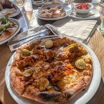 California Pizza Kitchen - Hot honey Nashville chicken pizza - Pizza Near Me - Estero, Florida
