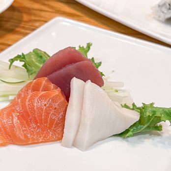 Zen Sushi - a variety of sushi on a white plate - Sushi Bars Near Me - Middletown, New York