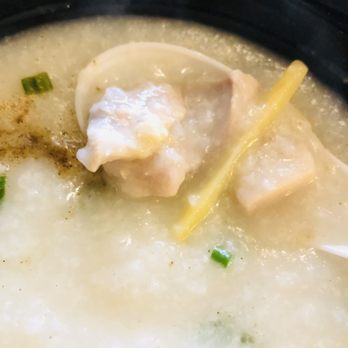 Master Kong - Fish Filet Congee with hint of ginger stick - Noodles Near Me - Portland, Oregon