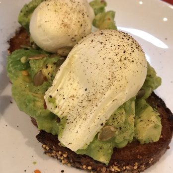 Forthright - Avocado toast with poached eggs $12 - Cafes Near Me - Austin, Texas