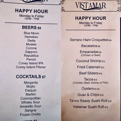 Menu photo 4 Vistamar Bronx, NY