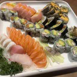 AYCE sushi and sashimi AYCE sushi and sashimi