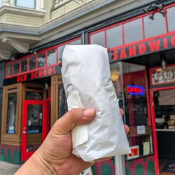 Roast beef with Swiss cheese on Dutch Crunch $12.60