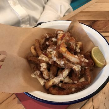 Turtle Bay - Sweet spicy squid with a twist...one of the best I've tasted - Caribbean Near Me - Croydon, XGL