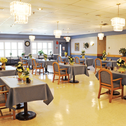Brookhaven Health Care Facility - Bright and clean dining facilities
