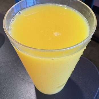 Frenchie's on 4th - Orange Juice w/ pulp...YAY! - Pancakes Near Me - Olympia, Washington