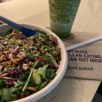 Just Salad - Tokyo Supergreens Salad, Tofu + Detox Cleanse Smoothie! - Salad Near Me - Boca Raton, Florida Just Salad - Tokyo Supergreens Salad, Tofu + Detox Cleanse Smoothie! - Salad Near Me - Boca Raton, Florida