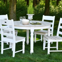 48" ROUND POLY FARM TABLE