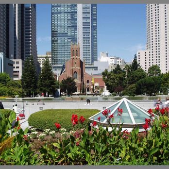 Yerba Buena Gardens - thanks to whatever photographer posted this perfect upper-deck photo of Yerba Buena - Parks Near Me - San Francisco, California Yerba Buena Gardens - thanks to whatever photographer posted this perfect upper-deck photo of Yerba Buena - Parks Near Me - San Francisco, California