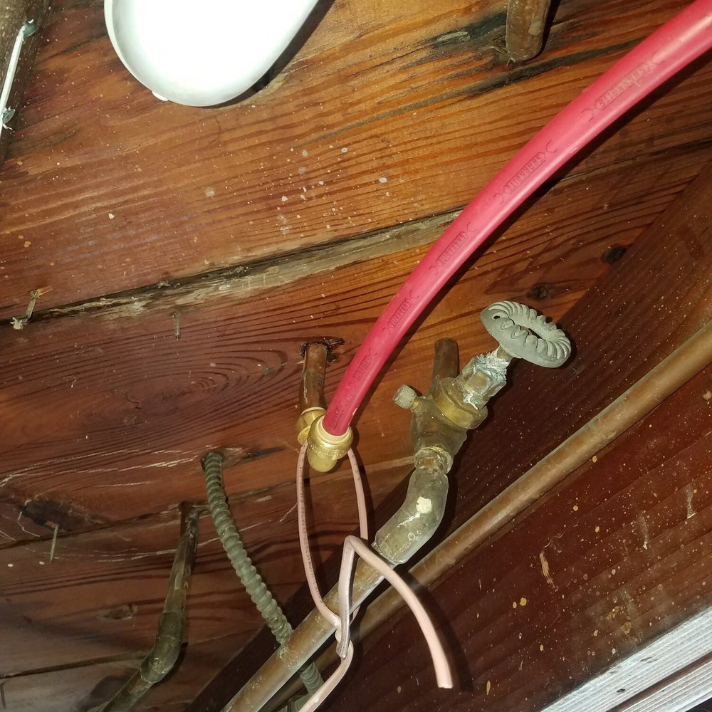 Leak from garage ceiling Leak from garage ceiling