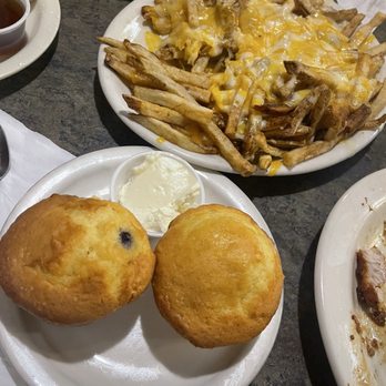 Belgian Waffle & Omelet Inn - 2 blueberry muffin, Cheese Fries - Breakfast & Brunch Near Me - Midvale, Utah Belgian Waffle & Omelet Inn - 2 blueberry muffin, Cheese Fries - Breakfast & Brunch Near Me - Midvale, Utah
