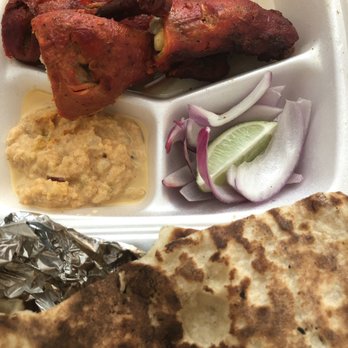 Chaat Kafe - $8.25 chicken leg and thigh plate - Indian Near Me - Sacramento, California