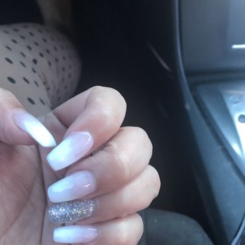 Sessy Nails - Love my nails ..white ombré !!! - Nail Salons Near Me - Placentia, California