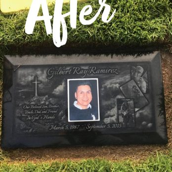 Aqua Scan Memorials - This is the after picture. Thanks again Robert - Funeral Services & Cemeteries Near Me - Riverside, California Aqua Scan Memorials - This is the after picture. Thanks again Robert - Funeral Services & Cemeteries Near Me - Riverside, California