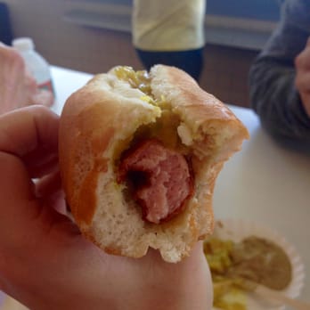 Rutt's Hut - The inside of a weller...juicy inside and crispy outside - Hot Dogs Near Me - Clifton, New Jersey
