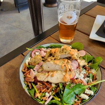 Oscar's Brewing Company - Temecula salad with chicken added. - Breweries Near Me - Temecula, California Oscar's Brewing Company - Temecula salad with chicken added. - Breweries Near Me - Temecula, California