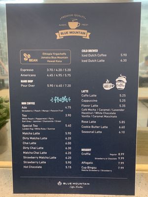 Menu photo 1 Blue Mountain Coffee Roasters Suwanee, GA Menu photo 1 Blue Mountain Coffee Roasters Suwanee, GA
