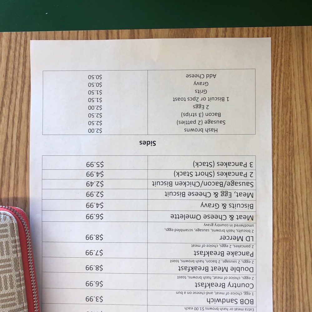 Country Kitchen - Menu breakfast - Burgers Near Me - Dawson, Texas