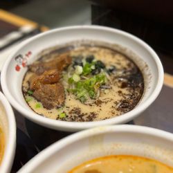 Ajisen Ramen - black garlic pork ribs ramen