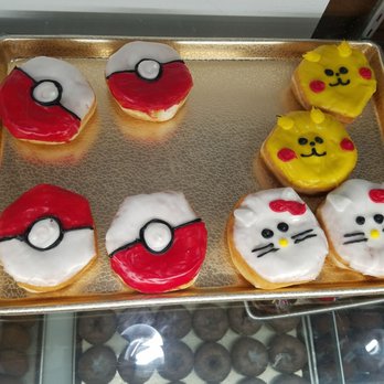Shipley Do-Nuts - I hope the pokeballs don't grab and swallow the cats. That would be tragic. - Donuts Near Me - Houston, Texas