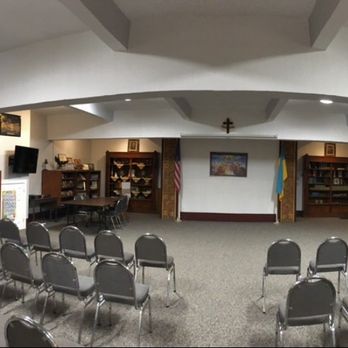 Dnipro Ukrainian Cultural Center - 1st floor Library and Conference Room panorama - Venues & Event Spaces Near Me - Buffalo, New York Dnipro Ukrainian Cultural Center - 1st floor Library and Conference Room panorama - Venues & Event Spaces Near Me - Buffalo, New York