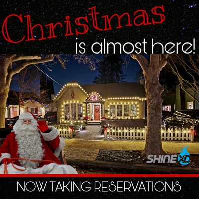 SHINEXD Holiday Lighting Services - At ShineXD Exterior Cleaning Solutions, we bring the magic of the holidays to life with custom-designed holiday lighting solutions for both residential and commercial properties. Our team specializes in crafting stunning displays that showcase your home or business with elegance and cheer.
From custom-cut holiday lighting to bespoke tree wrapping and pre-lit décor such as wreaths and garlands, every element is tailored to fit your property’s unique features. We handle everything—design, fabrication, installation, maintenance, takedown, and storage—delivering a truly white-glove experience where every detail is taken care of for you.
All lighting is installed with timers and runs seamlessly throughout the season, ensuring a stress-free experience. Through our convenient holiday lighting lease program, clients enjoy premium décor year after year without the hassle of ownership or upkeep.
With over 100 satisfied clients and a 98% re-enrollment rate, ShineXD has become one of the Bay Area’s top holiday lighting providers. Our reputation is built on trust, creativity, and unmatched service, making us the go-to partner for creating dazzling holiday displays that inspire joy and leave lasting impressions.
✨ Call ShineXD today for your free estimate, and let’s make your holidays SHINE! ✨ SHINEXD Holiday Lighting Services - At ShineXD Exterior Cleaning Solutions, we bring the magic of the holidays to life with custom-designed holiday lighting solutions for both residential and commercial properties. Our team specializes in crafting stunning displays that showcase your home or business with elegance and cheer.
From custom-cut holiday lighting to bespoke tree wrapping and pre-lit décor such as wreaths and garlands, every element is tailored to fit your property’s unique features. We handle everything—design, fabrication, installation, maintenance, takedown, and storage—delivering a truly white-glove experience where every detail is taken care of for you.
All lighting is installed with timers and runs seamlessly throughout the season, ensuring a stress-free experience. Through our convenient holiday lighting lease program, clients enjoy premium décor year after year without the hassle of ownership or upkeep.
With over 100 satisfied clients and a 98% re-enrollment rate, ShineXD has become one of the Bay Area’s top holiday lighting providers. Our reputation is built on trust, creativity, and unmatched service, making us the go-to partner for creating dazzling holiday displays that inspire joy and leave lasting impressions.
✨ Call ShineXD today for your free estimate, and let’s make your holidays SHINE! ✨