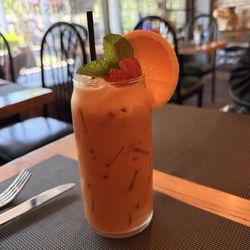 Relish - Large Thai Tea -- presented so beautifully!