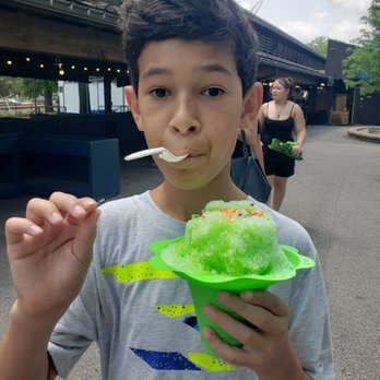Tropical Moose Shaved Ice - Lemon lime with nerds, medium - Shaved Ice Near Me - Kirkwood, Missouri
