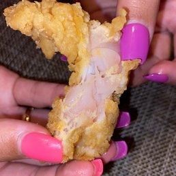 This is disgusting. These chicken tenders are so undercooked & hold the risk of salmonella. I will not be coming back.