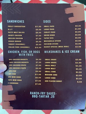 Menu photo 6 Burger Barn Dunsmuir, CA