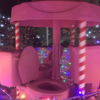 Robolights - Toilet bowl carousel - Art Galleries Near Me - Palm Springs, California Robolights - Toilet bowl carousel - Art Galleries Near Me - Palm Springs, California