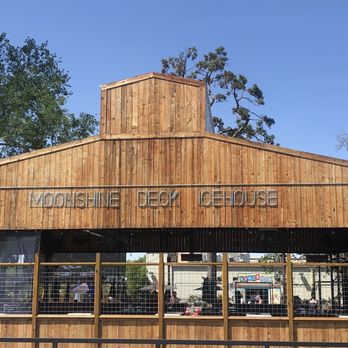 Moonshine Deck Icehouse - Exterior - Dive Bars Near Me - Magnolia, Texas
