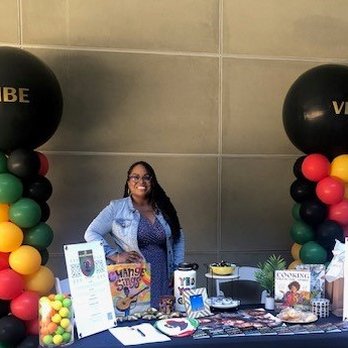 Sunny Balloons - So happy with the balloon columns for our VIBE table!! - Balloon Services Near Me