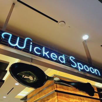 Wicked Spoon - At 9 am on Sunday, line is already packed on Sunday for brunch - Buffets Near Me - Las Vegas, Nevada Wicked Spoon - At 9 am on Sunday, line is already packed on Sunday for brunch - Buffets Near Me - Las Vegas, Nevada
